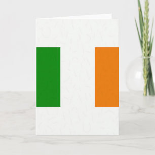Irish Colors Abstract Art Card