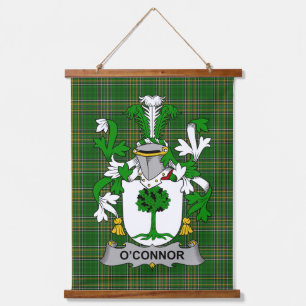 Irish Connor or O_Connor (Don) Coat of Arms Family Hanging Tapestry