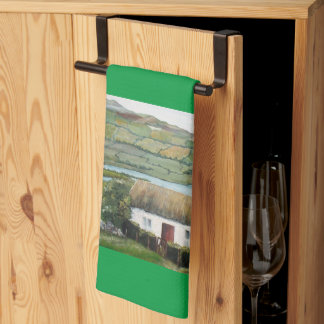 Irish Cottage Landscape Kitchen Towel