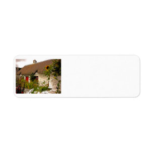 Irish Cottage Return Address Labels
