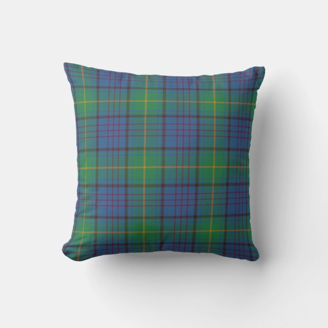 Irish County Donegal Tartan Cushion (Front)