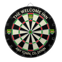 Irish County Down Ireland Dartboard