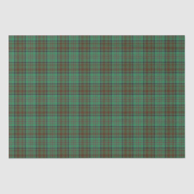 Irish County Dublin Tartan Tissue Paper (Front)