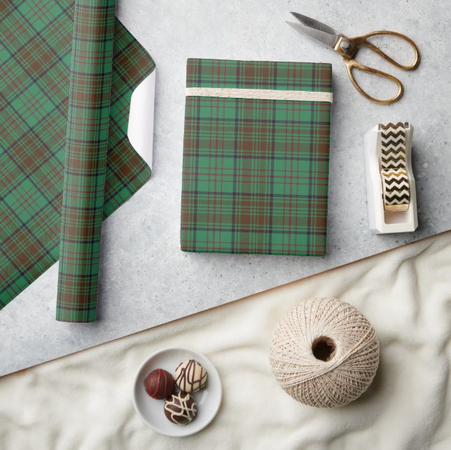 Irish County Dublin Tartan Wrapping Paper (Crafts)
