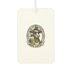 Irish Cow Shirt Vintage St Patrick Beer Design Car Air Freshener