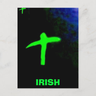 , IRISH CROSS POSTCARD