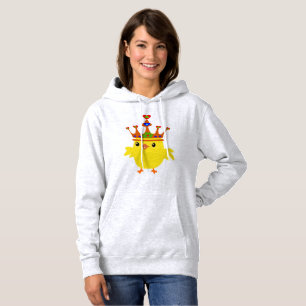 👍☘❤️👑Irish Crowned Chicken Fabulous Basic  Hoodie