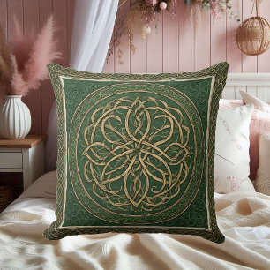 Irish Culture Eternal Knots Celtic Heritage Ornate Cushion