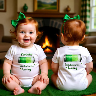 Irish Cuteness… Loading Baby Bodysuit