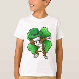 Irish Dabbing Leprechaun Boxer St Patricks Funny D T-Shirt