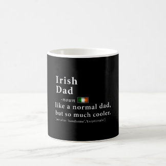 Irish Dad Definition Fathers Day Gift Flag Coffee Mug