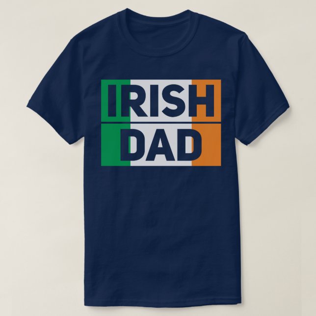 Irish Dad Father Fathers Day T-Shirt (Design Front)