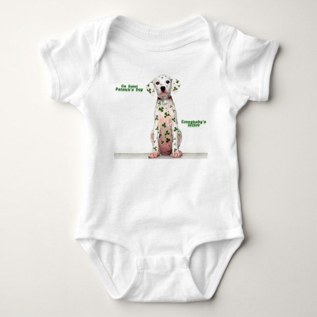 Irish Dalmation - Baby Bodysuit (Front)