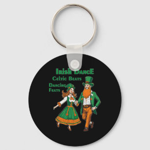 Irish Dance Celtic Beats Dancing St Patrick's Day  Key Ring