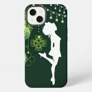 Irish Dance Celtic Clovers and Lights iPhone 13 Case