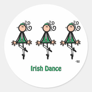 Irish Dance Classic Round Sticker