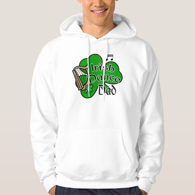 Irish Dance Dad Raglan Hoodie (Front)