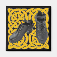 Irish Dance Hard Shoes on Celtic Knot