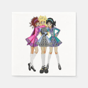 Irish Dance Paper Napkins