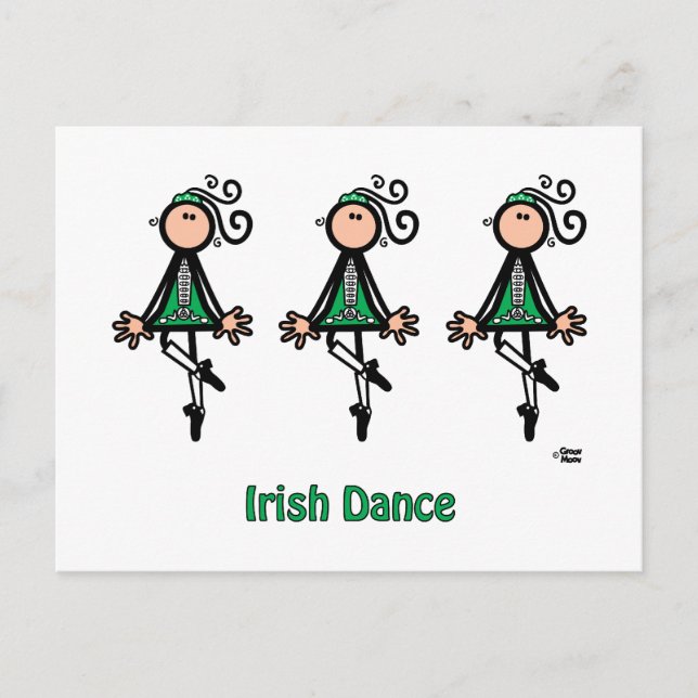 Irish Dance Postcard (Front)