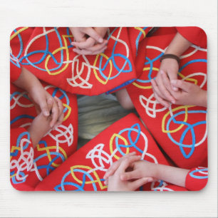 Irish Dance Red Dress Mousepad