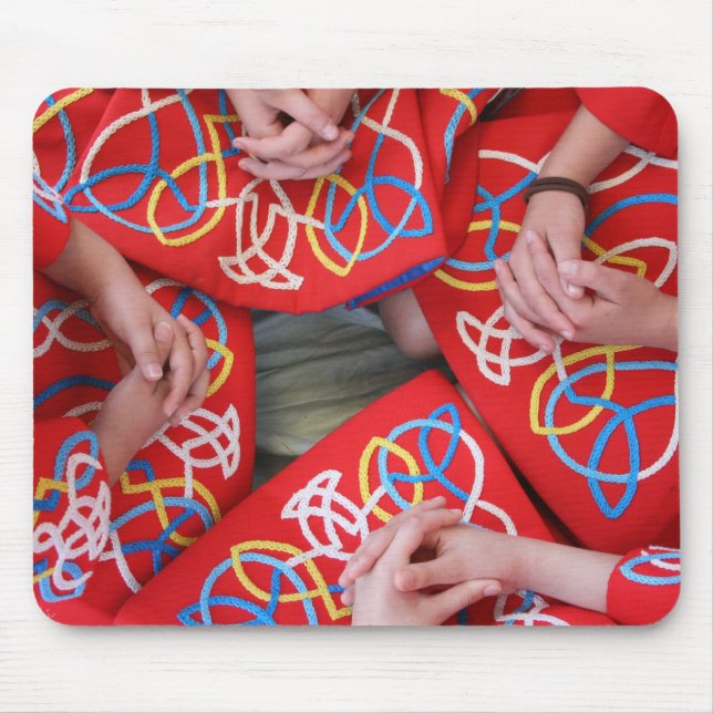 Irish Dance Red Dress Mousepad (Front)