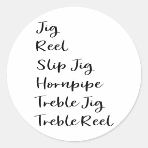 Irish Dance Shirt Women Girls Dancing St Patricks Classic Round Sticker
