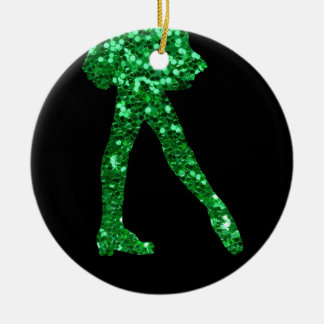 Irish Dance single-sided (add a message on back) Ceramic Tree Decoration