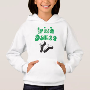 Irish Dance Soft Shoes Green Shamrocks and Clovers
