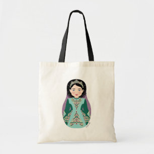 Irish Dancer Black Hair Matryoshka Bag