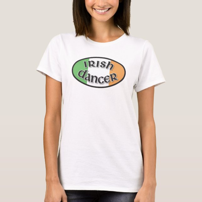 Irish Dancer Colours of Ireland T-Shirt (Front)