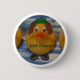 Irish Dancer Duck 6 Cm Round Badge