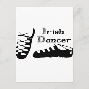 Irish Dancer Ghillies Postcard