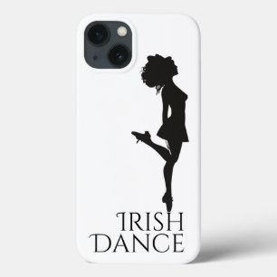 Irish Dancer Hard Shoe Black and White Dance iPhone 13 Case