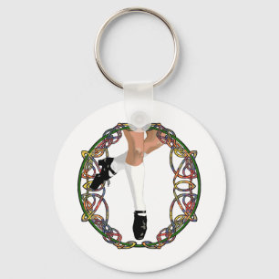 Irish Dancer Hard Shoe Key Ring