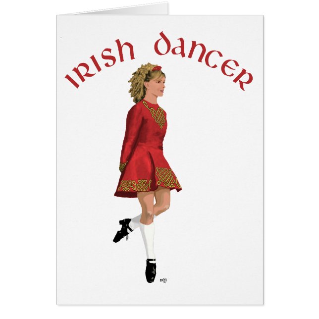 Irish Dancer in Red (Front)