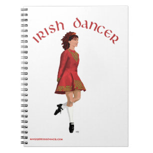 Irish Dancer in Red Notebook