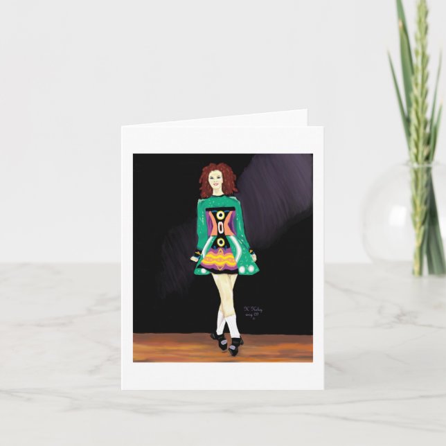 Irish Dancer notecard (Front)