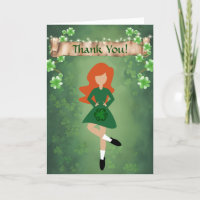 Irish Dancer with Red Hair Irish Step Dance