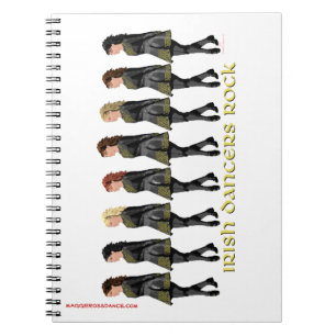 Irish Dancers Rock Notebook