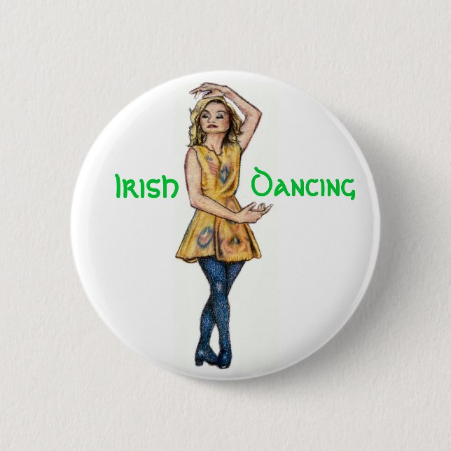 Irish Dancing Button (Front)