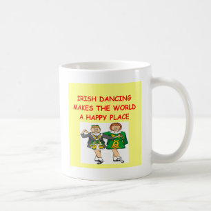 irish dancing coffee mug