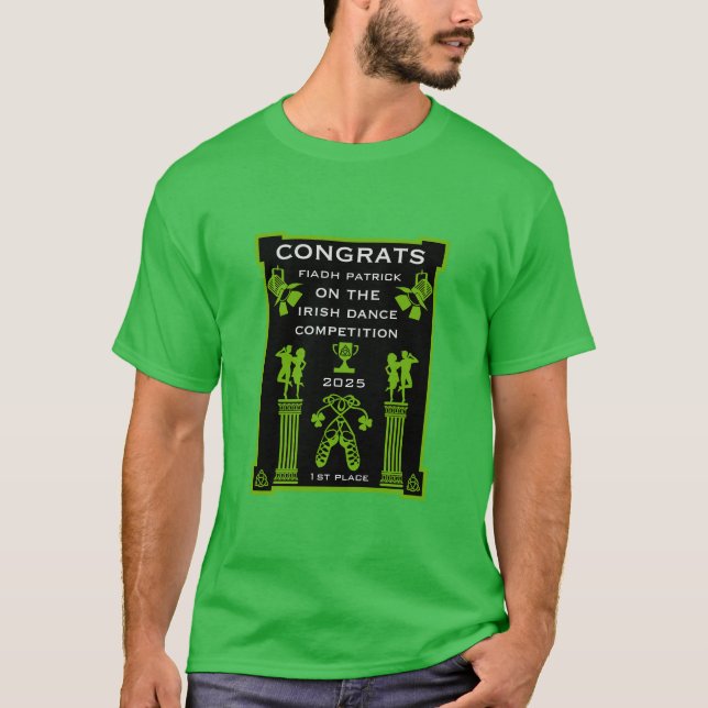 Irish Dancing Competition T-Shirt (Front)