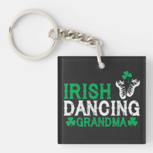 Irish Dancing Grandma Irish Step Dancer Women Key Ring