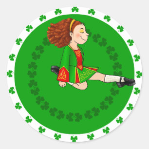 Irish dancing Sticker