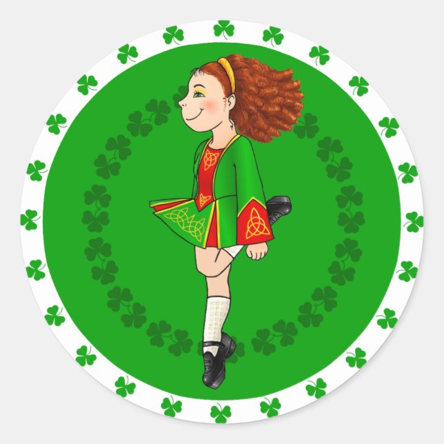 Irish Dancing Sticker (Front)