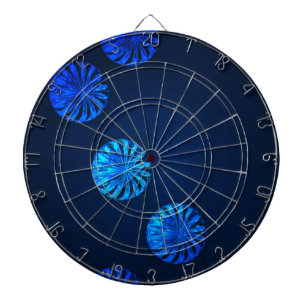 Irish Design Blue Crystal Dartboard
