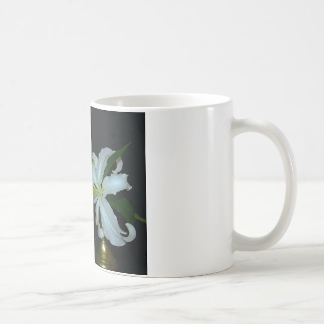 Irish Design-Brass and Flower Collection Coffee Mug (Right)