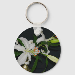Irish Design-Brass and Flower Collection Key Ring