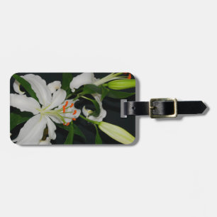 Irish Design-Brass and Flower Collection Luggage Tag